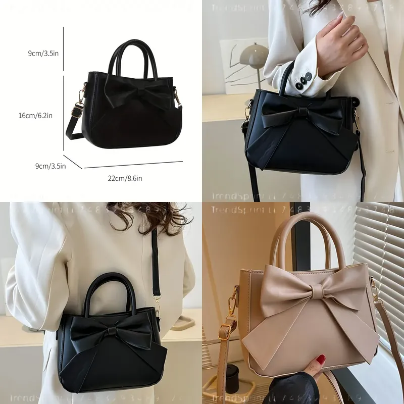 Women'S Bags Handbags - Elegante Borsa a Mano Nera con