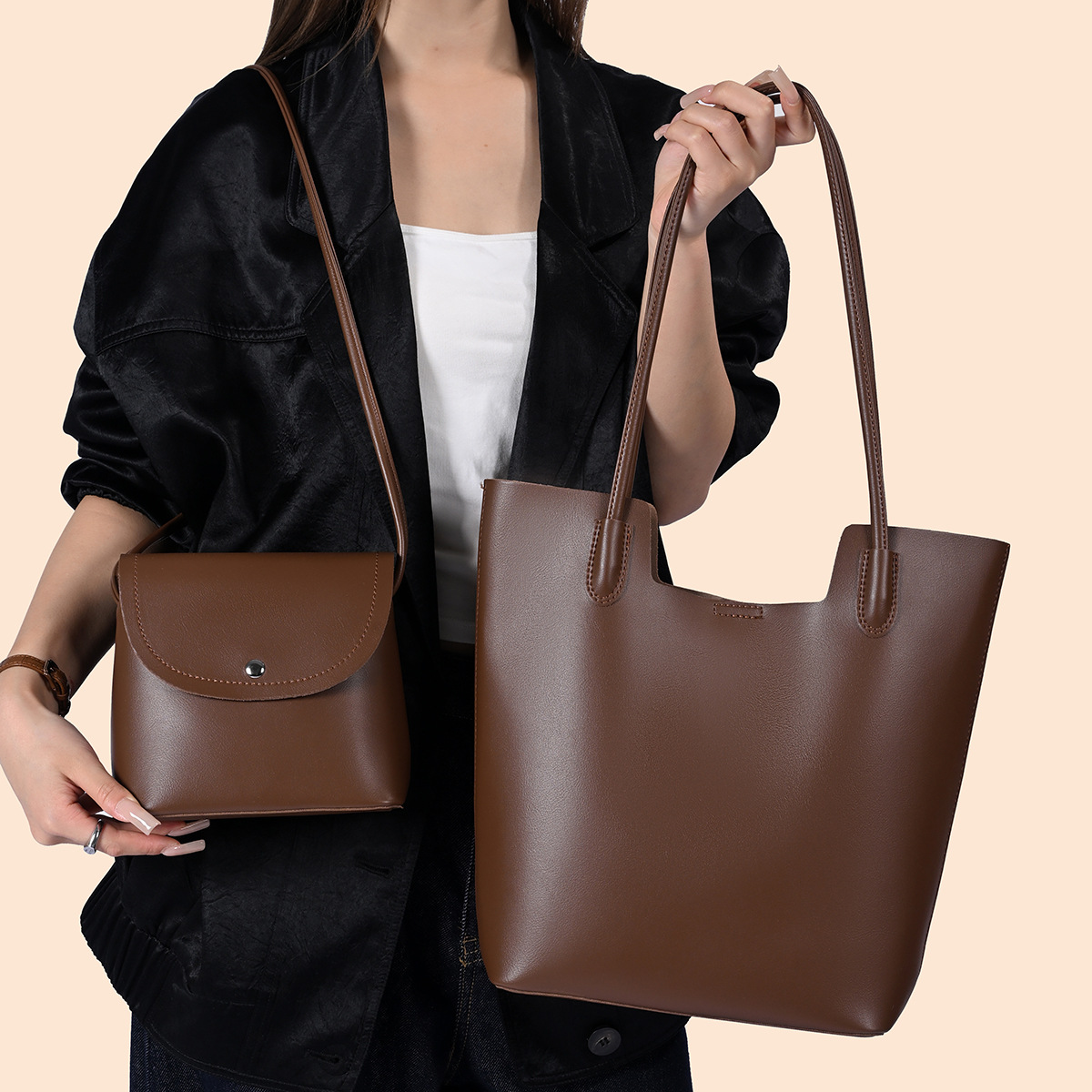 Women'S Bags Handbags - Borse a Tracolla in Pelle PU