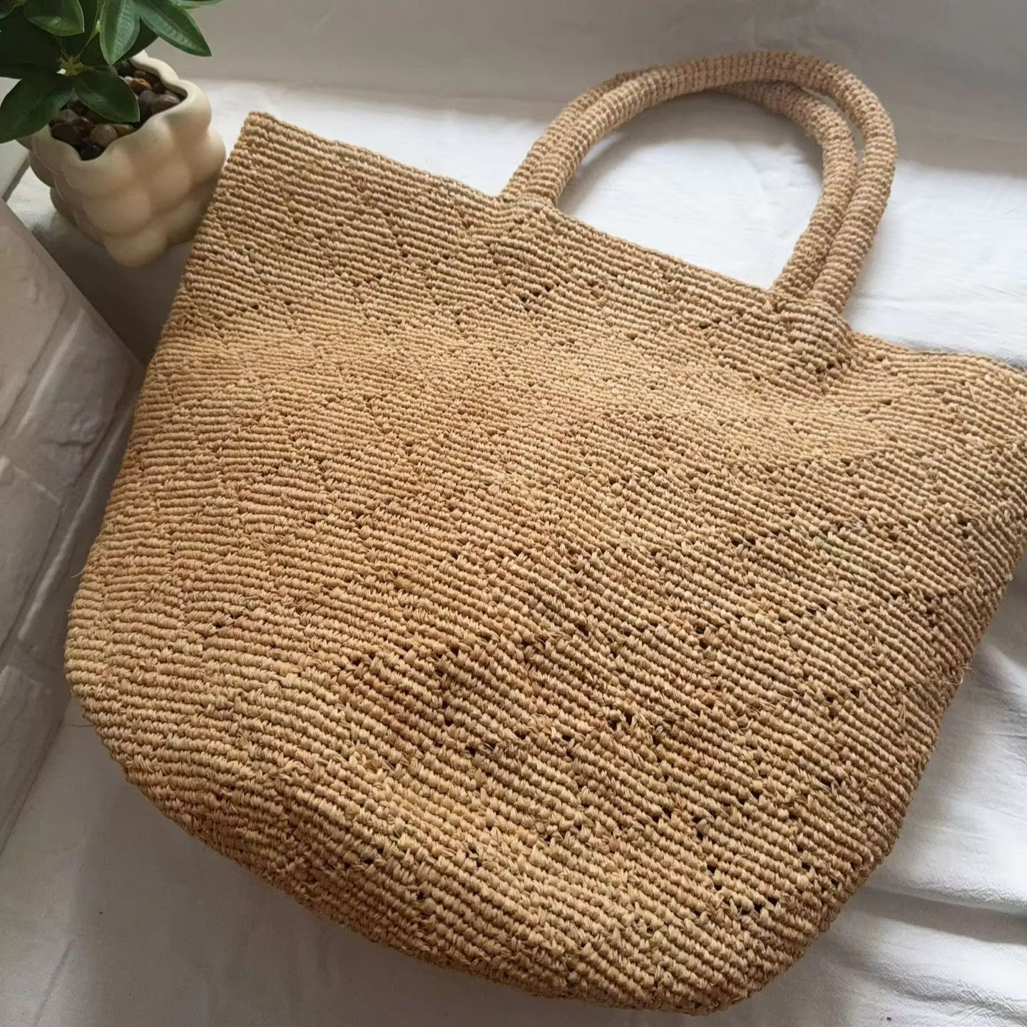 Borsa da Spiaggia in Paglia In - Women'S Raffia Bags recensione e prezzo