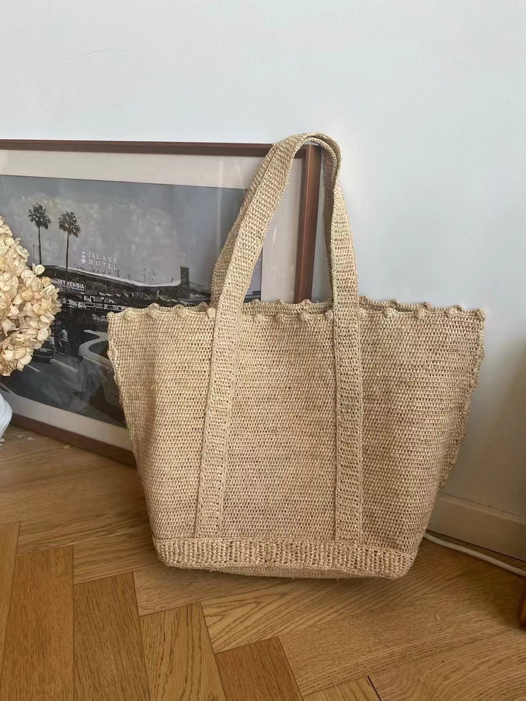 Borsa Tote in Paglia Intreccia - Women'S Raffia Bags recensione e prezzo